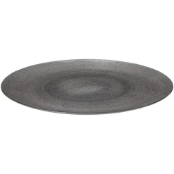 ASSIETTE DE PRESENTATION AURORE GRIS D.33CM