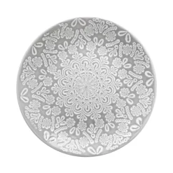 ASSIETTE DESSERT HACIENDA GRIS 20.5CM