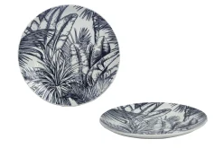 ASSIETTE DESSERT JUNGLE 19CM PORCELAINE