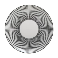 ASSIETTE DESSERT LUNIS NOIR 19CM