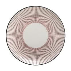 ASSIETTE DESSERT LUNIS ROUGE 19CM