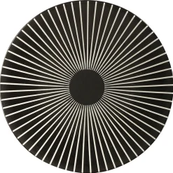 ASSIETTE DESSERT SUN NOIR 21CM