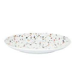 ASSIETTE EFFET TERRAZZO D26CM