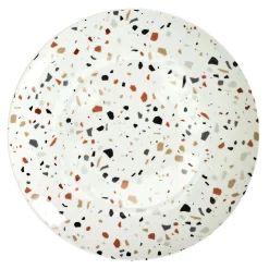 ASSIETTE EFFET TERRAZZO D26CM