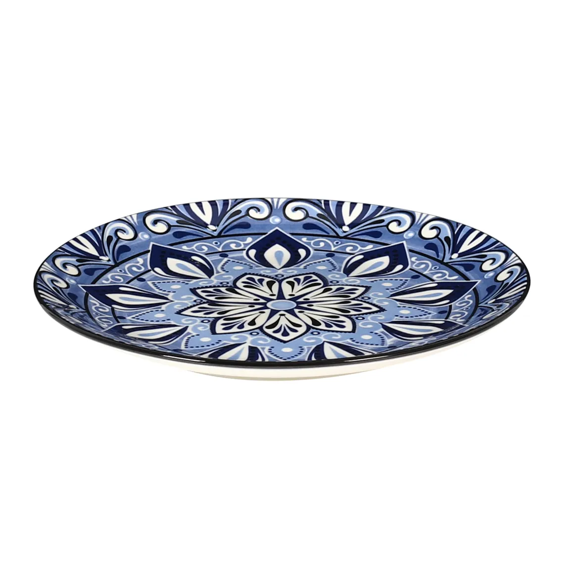 ASSIETTE JAIPUR BLEUE D.19CM