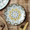 ASSIETTE JAIPUR VERTE D.19CM