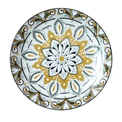 ASSIETTE JAIPUR VERTE D.19CM
