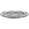 ASSIETTE MANDALA BLEU D.26CM