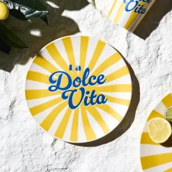 ASSIETTE PLASTIQUE DOLCE VITA D20CM