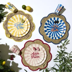 ASSIETTE PLASTIQUE DOLCE VITA D26CM