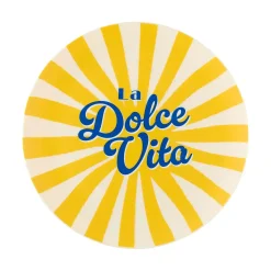 ASSIETTE PLASTIQUE DOLCE VITA D26CM