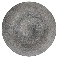ASSIETTE PLATE AURORE GRIS D.28CM
