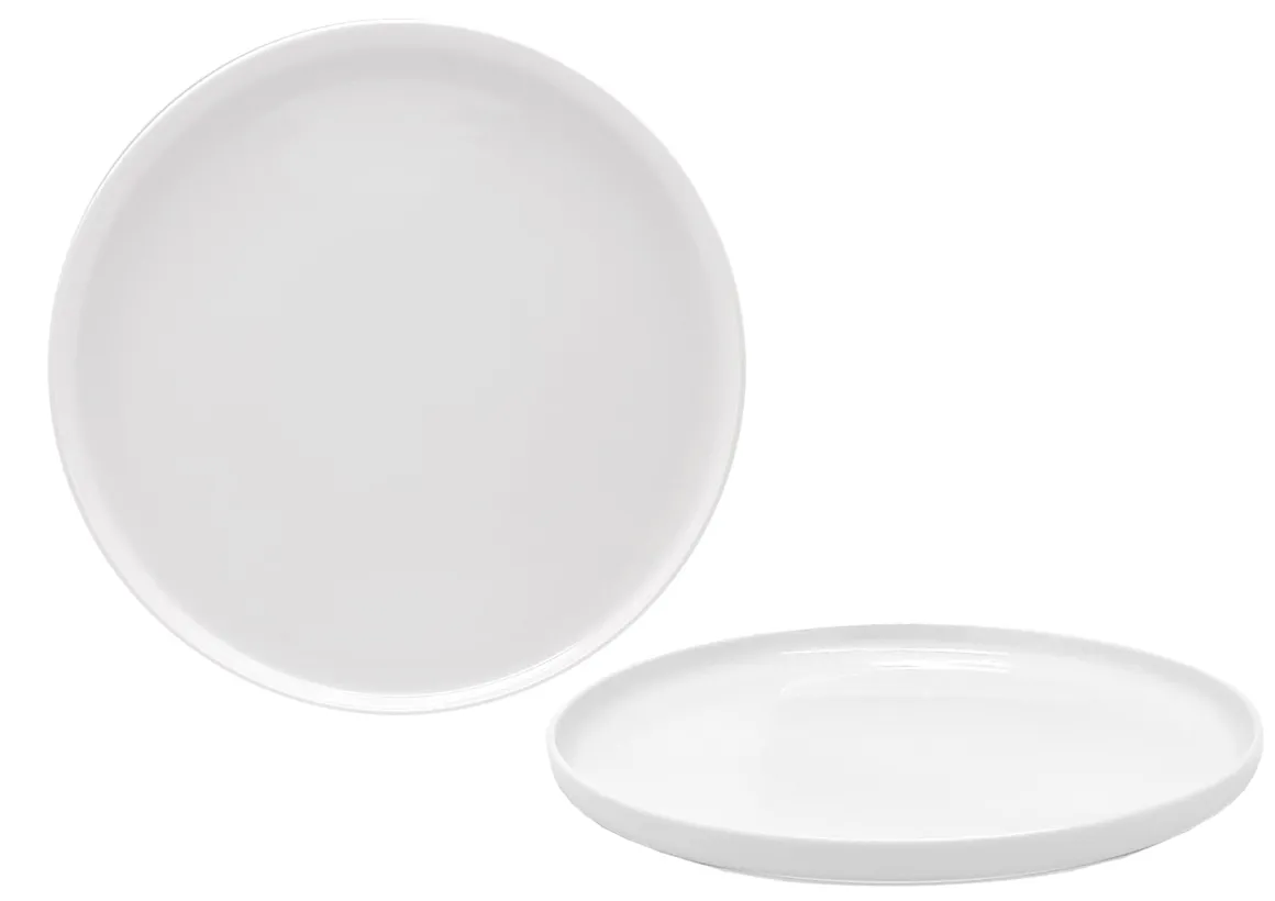 ASSIETTE PLATE BLANCHE PLANE 27CM PORCELAINE