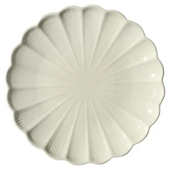 ASSIETTE PLATE CALISTA ECRU D27CM