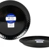 ASSIETTE PLATE 25CM PAMPILLE NOIR OPALE