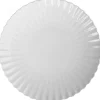 ASSIETTE PLATE GRES BLANC 26.5CM