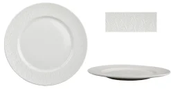 ASSIETTE PLATE LEAF PORCELAINE 27CM