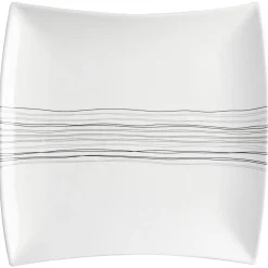 ASSIETTE PLATE LIGNES 26X26CM