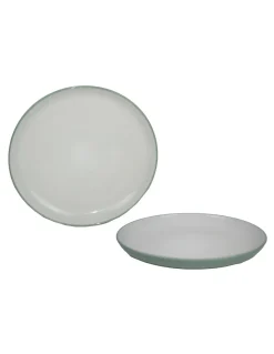 ASSIETTE PLATE MALAGA VERT 27CM GRES