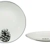 ASSIETTE PLATE POMME DE PIN 27CM
