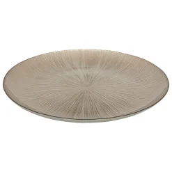 ASSIETTE PLATE PRESENTATION GLORIA CHAMPAGNE 33CM