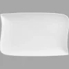 ASSIETTE PLATE RECTANGLE VAGUE 28X18CM
