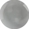 ASSIETTE PLATE RELIEF D.25CM TRANSPARENTE