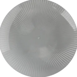 ASSIETTE PLATE RELIEF D.25CM TRANSPARENTE