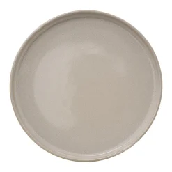 ASSIETTE PLATE TERRE INCONNUE BEIGE D.27CM