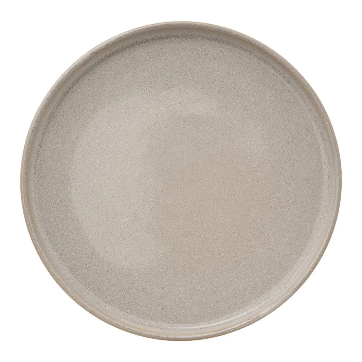 ASSIETTE PLATE TERRE INCONNUE BEIGE D.27CM