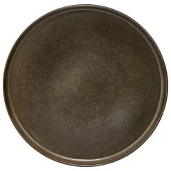 ASSIETTE PLATE TERRE INCONNUE MARRON 27CM