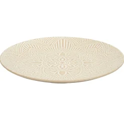 ASSIETTE SAHARA BEIGE D.27CM