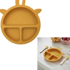 ASSIETTE SILICONE GIRAFE