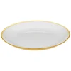 ASSIETTE SQUARE MOUTARDE 25CM