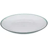 ASSIETTE SQUARE PETROLE 25CM