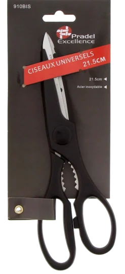 ASTUCIEUX CISEAUX MULTIFONCTIONS 21.5CM