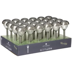 BALISE SOLAIRE INOX PLASTIQUE EGAN H.36CM