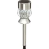 BALISE SOLAIRE INOX VERRE H.34CM