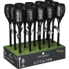 BALISE TORCHE SOLAIRE NOIR H.78CM