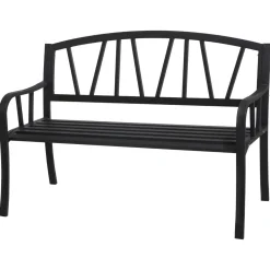 BANC ALVERNIA 3 PLACES NOIR