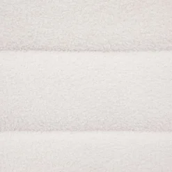 BANC BOUCLE SINAN BLANC 100X40CM