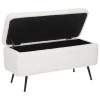 BANC COFFRE AURORA BLANC 100X40CM