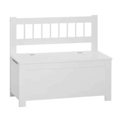 BANC UNI BLANC 74.5X34X64CM