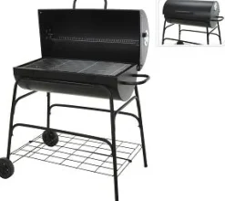 BARBECUE CYLINDRE A CHARBON D.39X100 HAUTEUR DE CUISSON 79CM