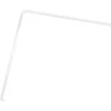 BARRE D ANGLE ALUMINIUM 80 X 80 CM   BLANC