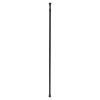 BARRE DE DOUCHE ALUMINIUM 110 A 200CM NOIR MAT