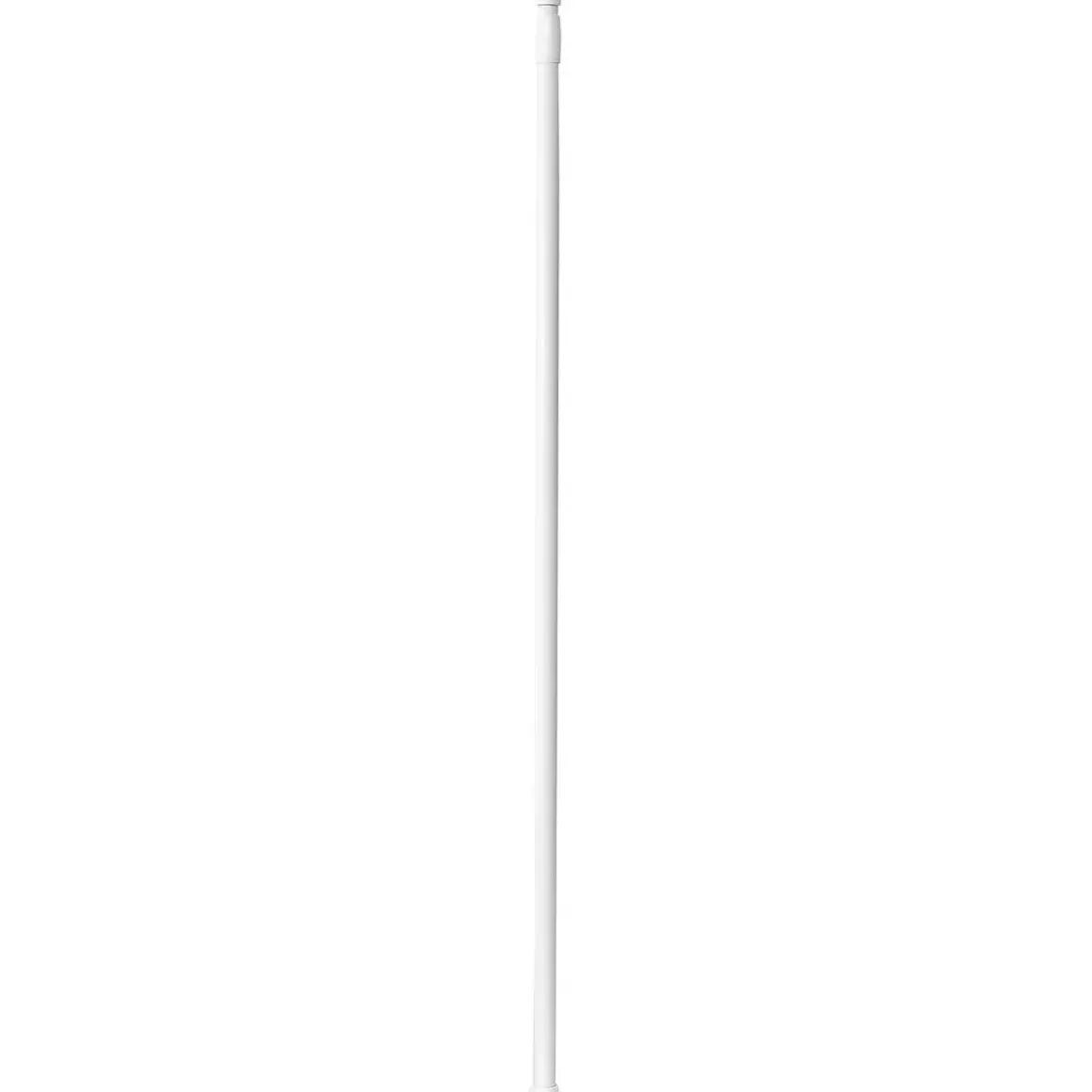 BARRE DE DOUCHE ALUMINIUM 110 200 CM BLANC