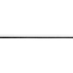 BAS PORTE ALUMINIUM ADHESIF RESSORT BROSSE 1M BLANC