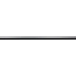 BAS PORTE ALUMINIUM ADHESIF VISSABLE BROSSE 1M ARGENT