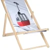 BERNEX CHILIENNE L106X59CM H.69 A 89CM MULTICOLORE